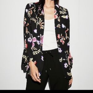 Express Floral Boyfriend Blazer - Unworn